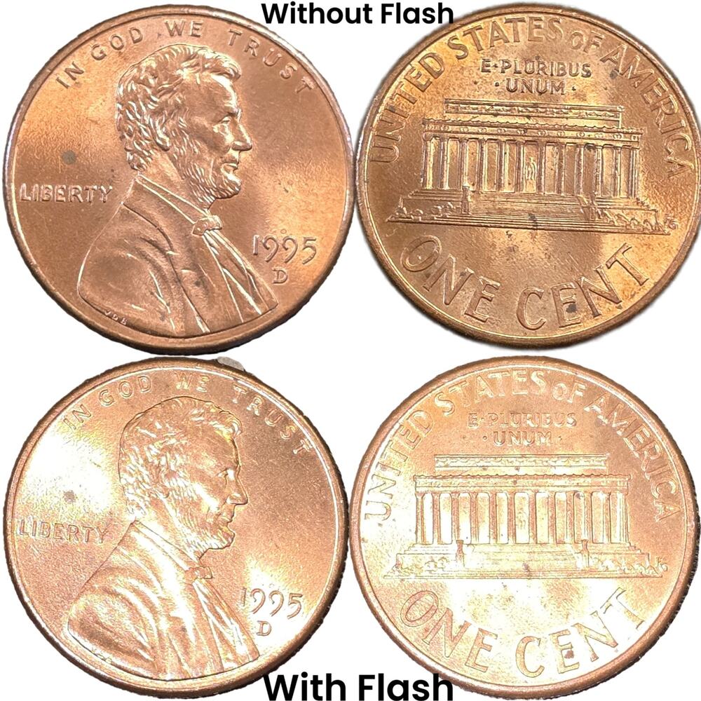 1995D Lincon Cent Penny Error Coin Wexlers WDDO-001 Best Of Variety READ